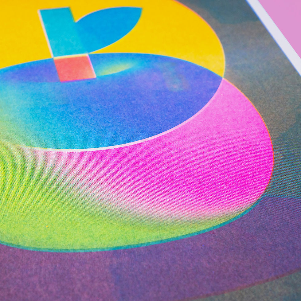 Thumbnail: Appel riso print poster A4