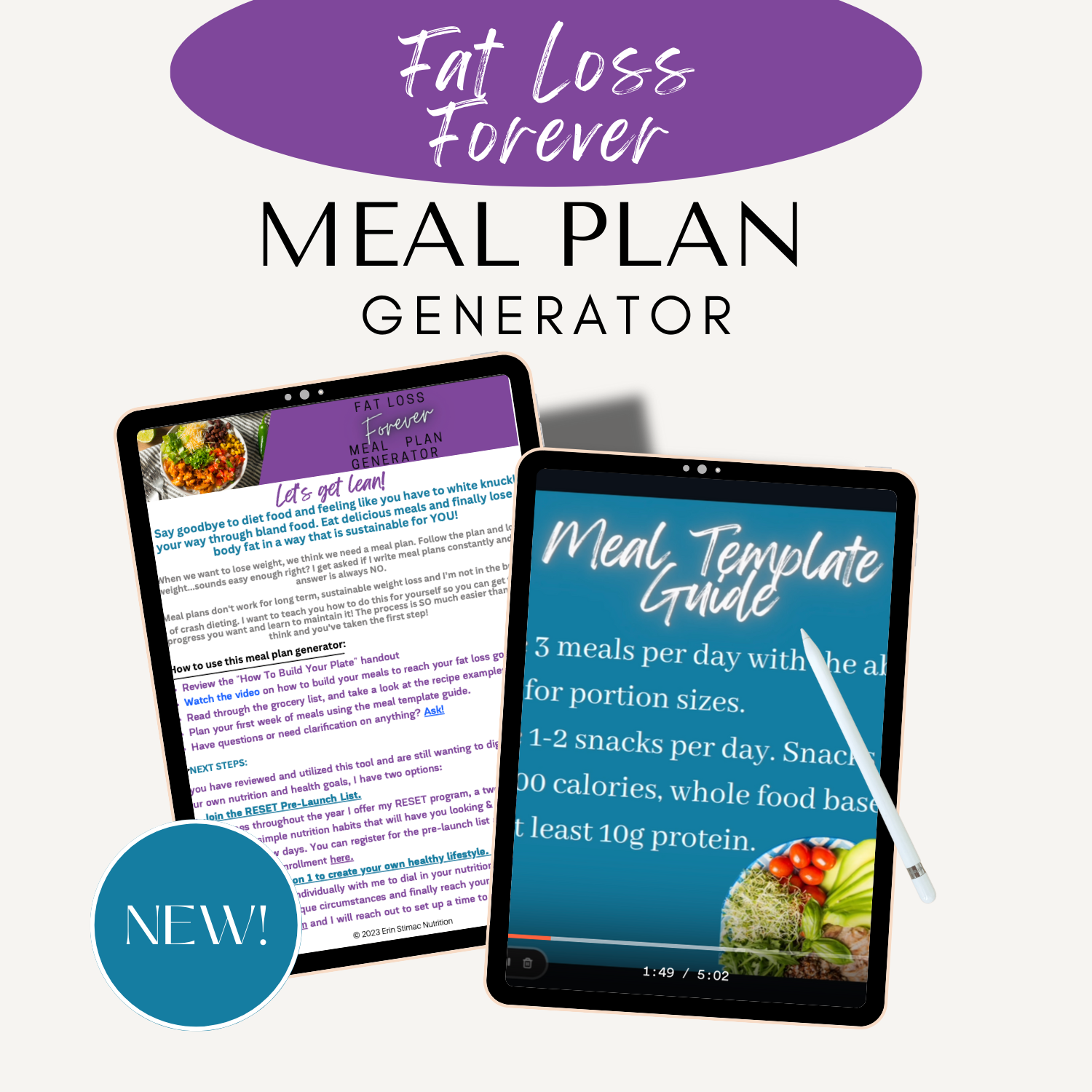 Fat Loss Meal Plan Generator