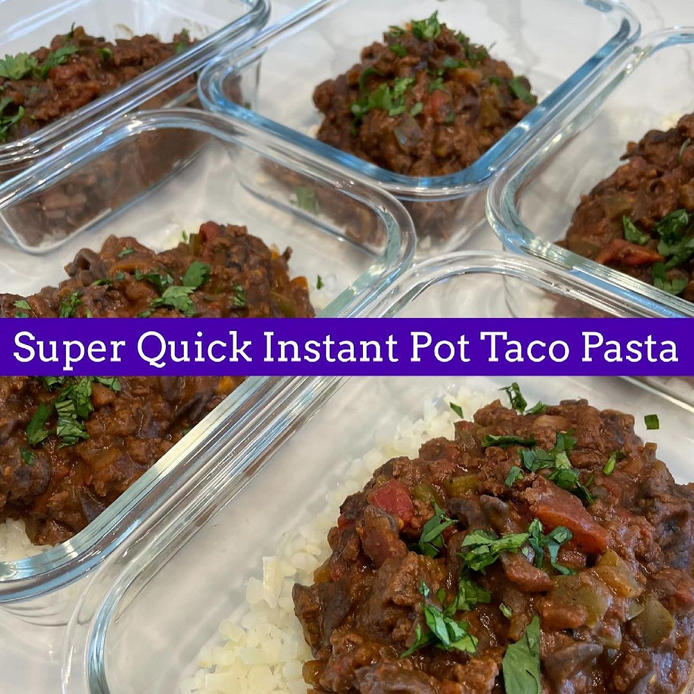 Super Quick Instant Pot Taco Pasta