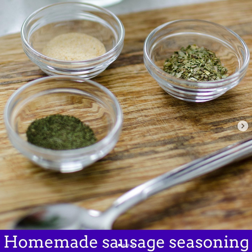 Homemade Sausage Seasoning