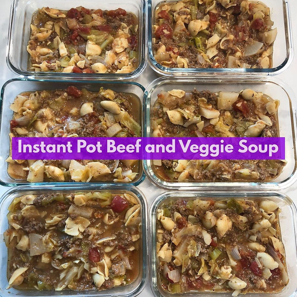 Instant Pot Beef & Veggie Soup