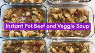 Instant Pot Beef & Veggie Soup