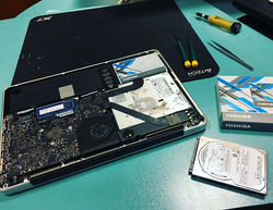 Заміна старого hdd на ssd перетворює старенький #macbook в досить шустрий ноутбук