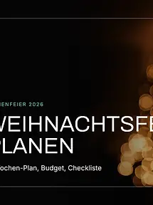 Zeitplaner Weihnachtsfeier