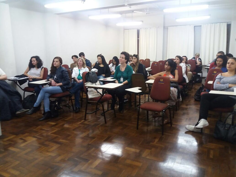Alunos e Professores nas oficinas
