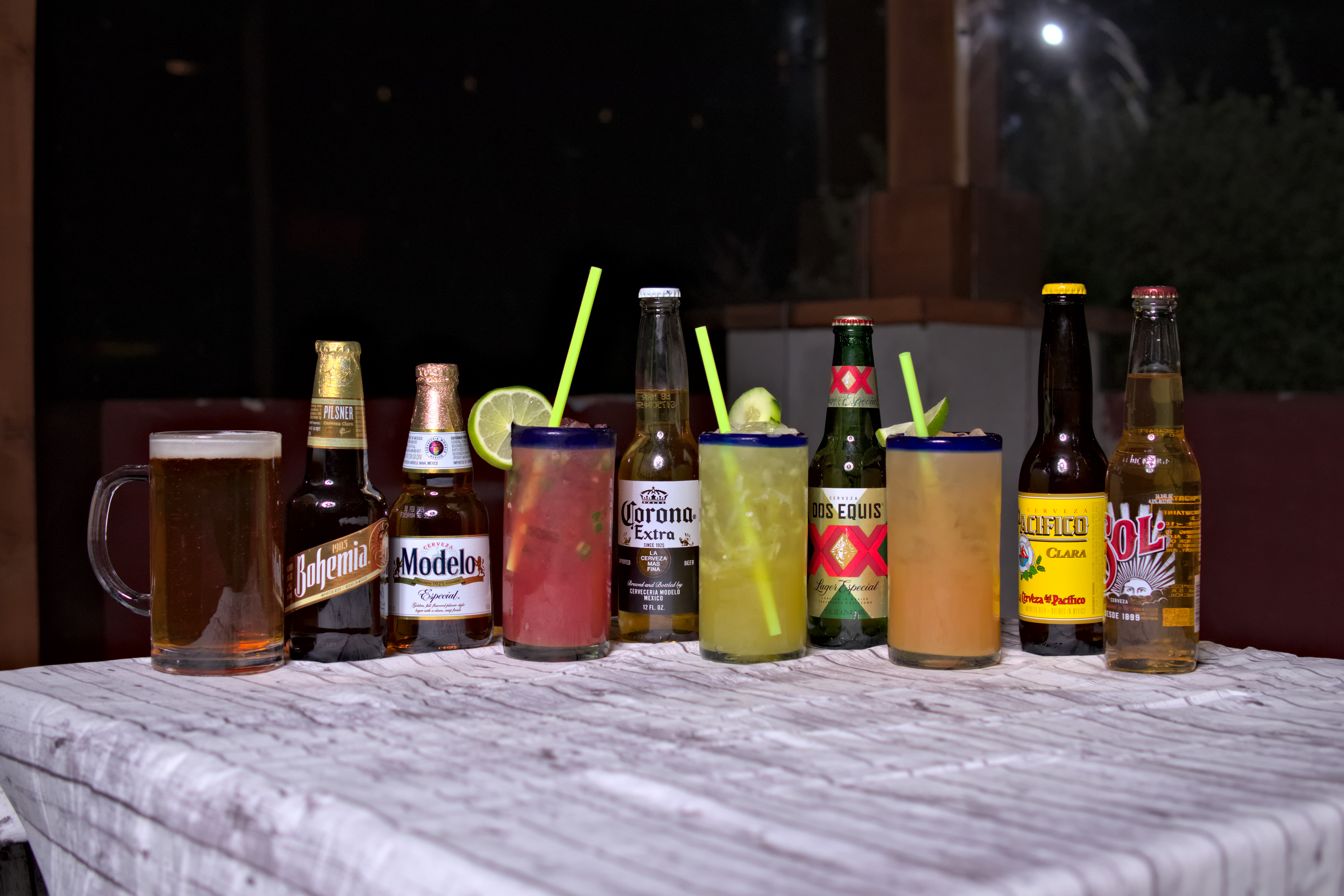 Arranged Food and Objects