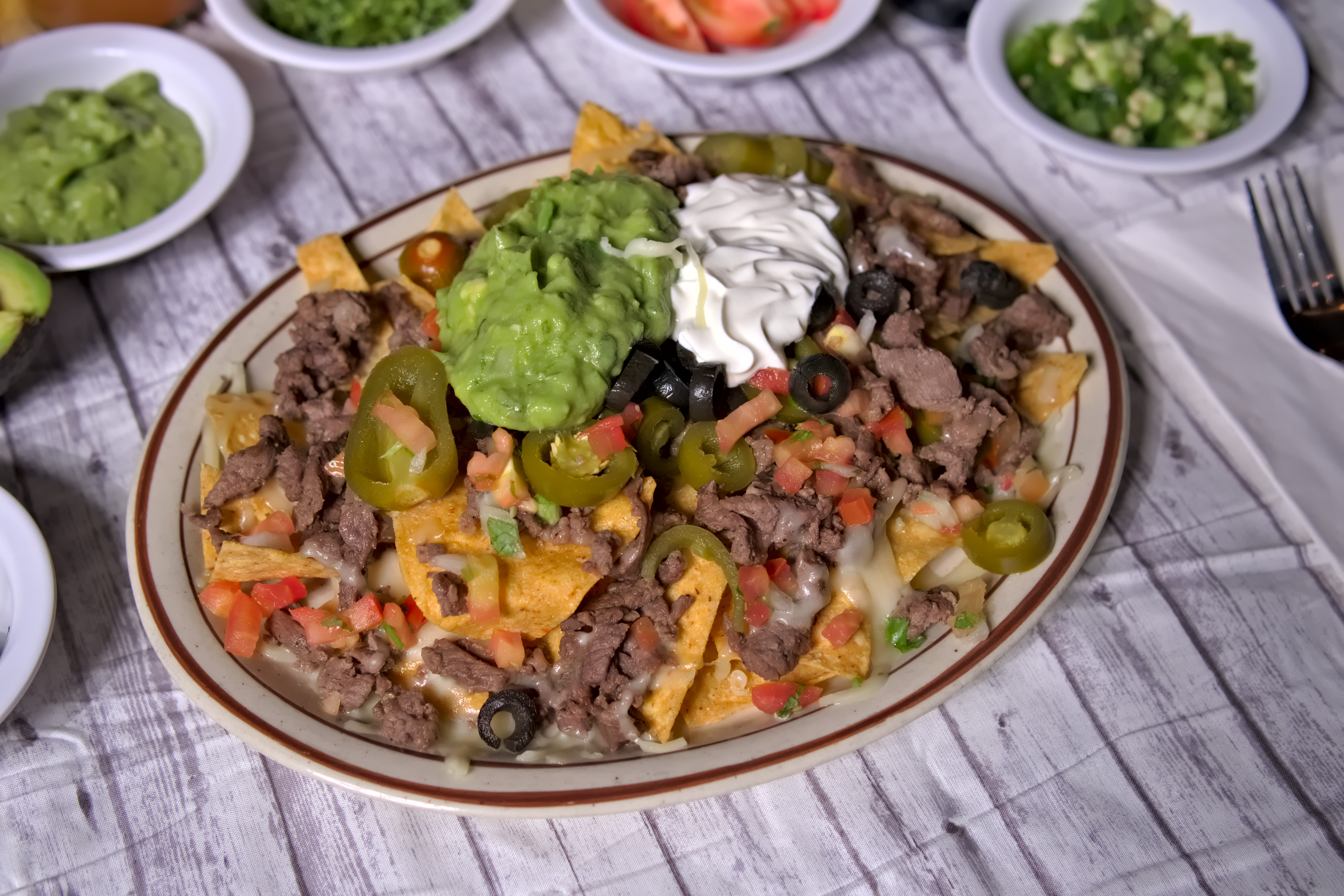 Arranged Food and Objects