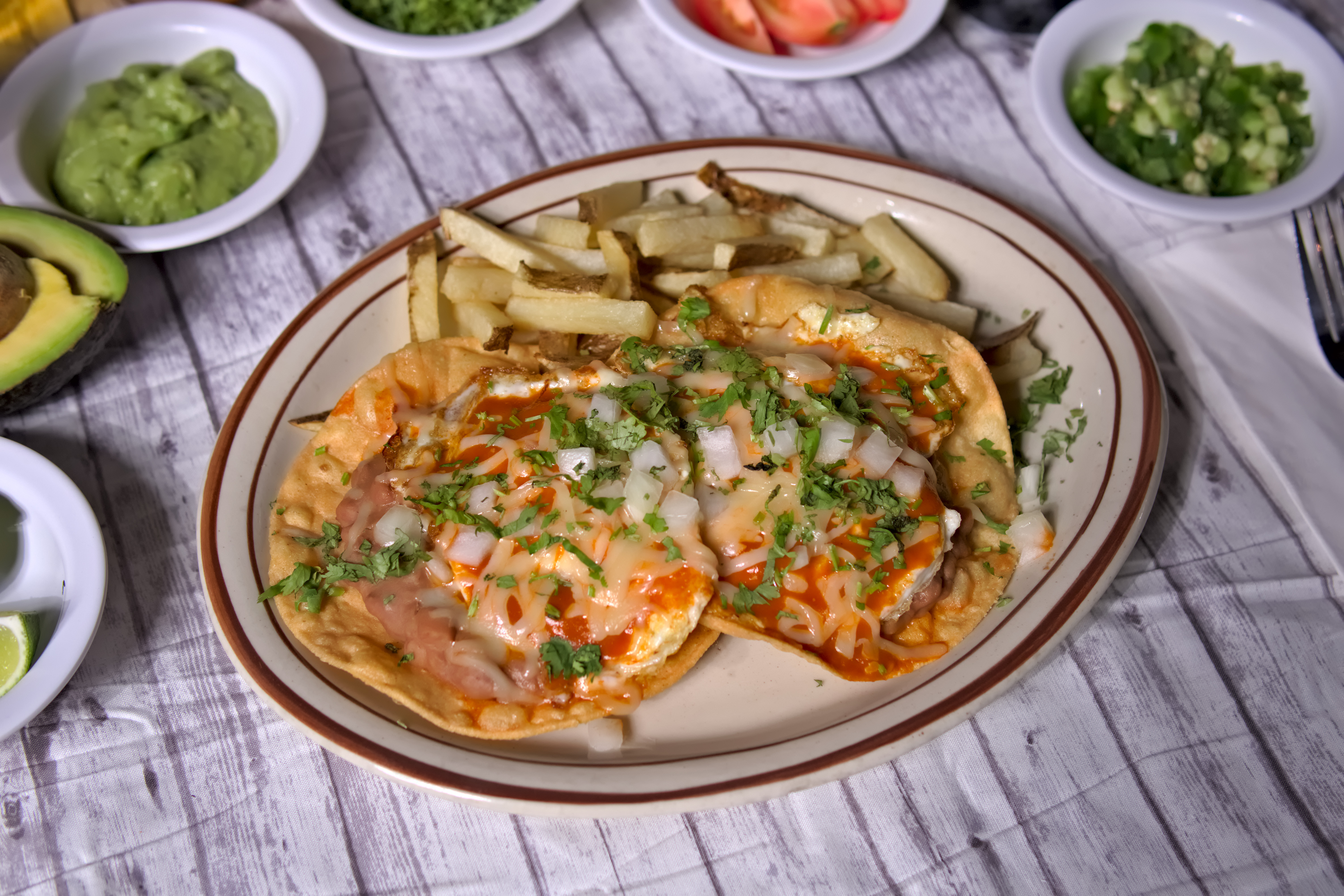 Arranged Food and Objects