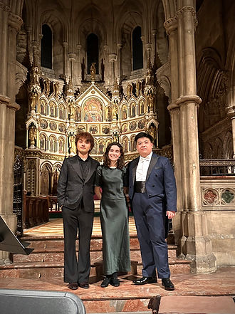 After Pergolesi Stabat Mater, in London, with Sutton Philharmonic