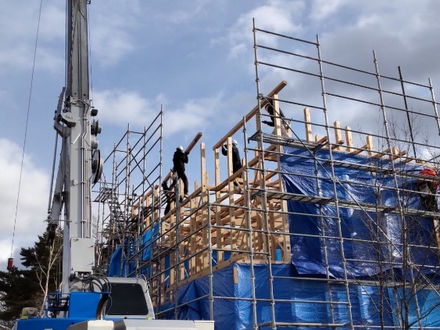 祝上棟！ごち餅！！