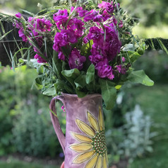 Sunflower design jug