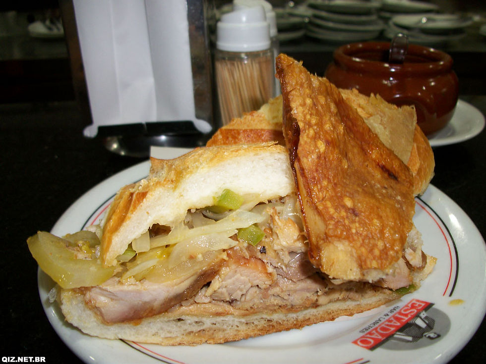 Sanduíche de Pernil