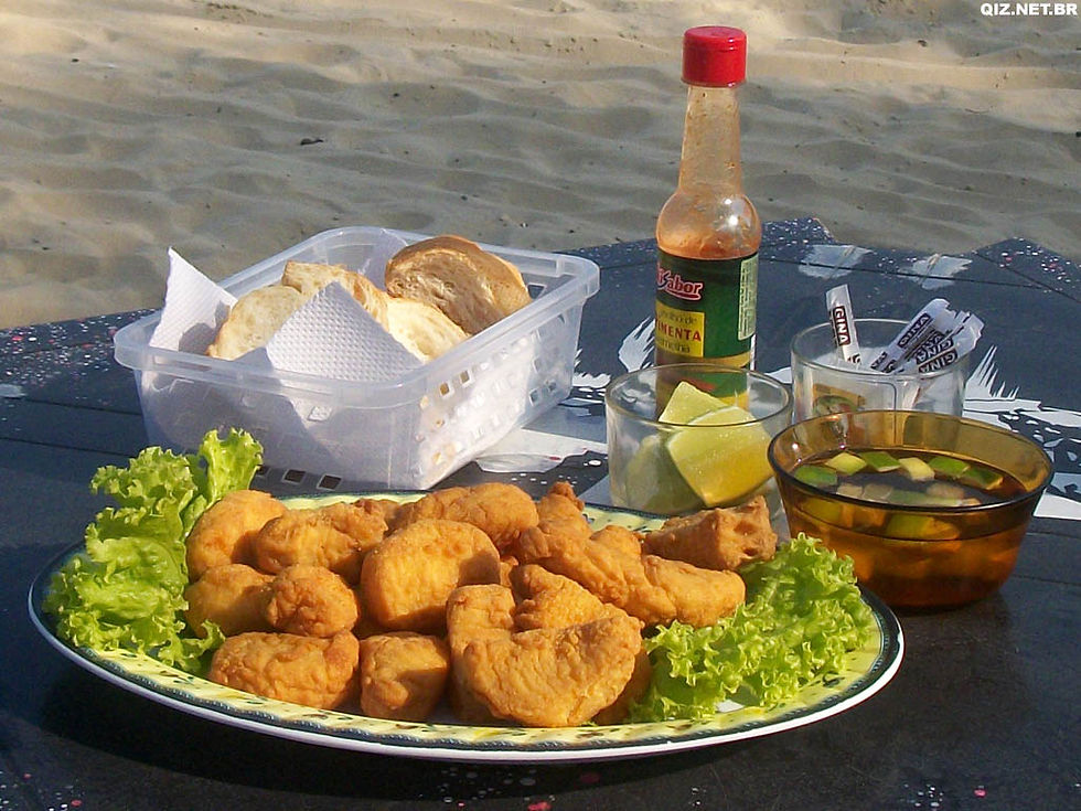 Porção de Cação Frito