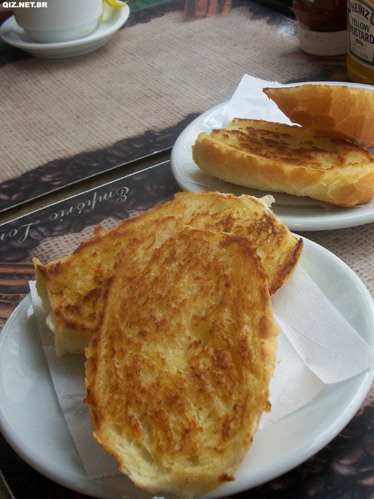 Pão com Manteiga na Chapa