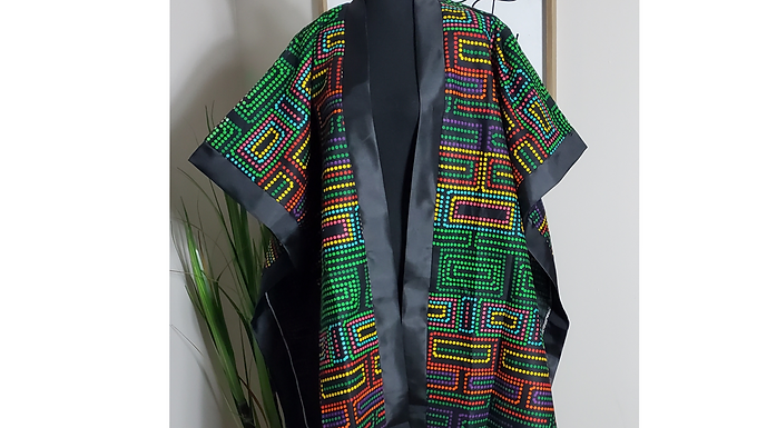 Kimono Style Ankara Top