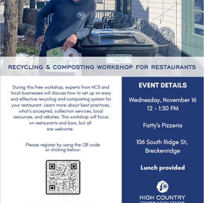 Composting and Recycling Workshop at Fatty’s