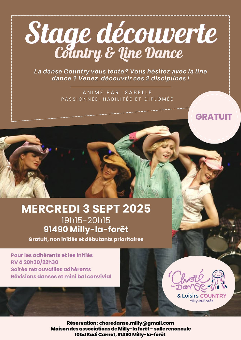 Stage découverte Country et Line Dance