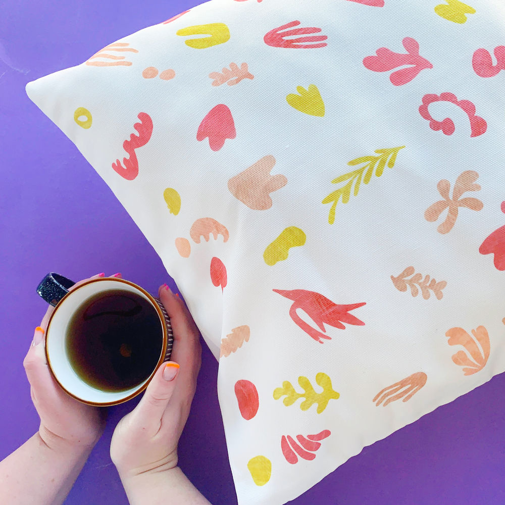 DIY INFUSIBLE INK CUSHION CRICUT