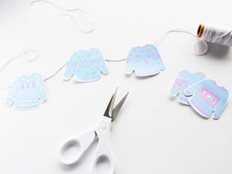 DIY Comfy Christmas Jumper Bunting | 12 Days of Christmas crafts