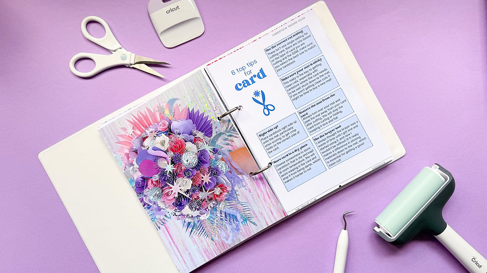 cricut club handbook and cricut tools
