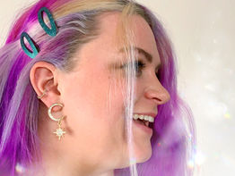 DIY FOILED LEATHER HAIR CLIPS | CRICUT