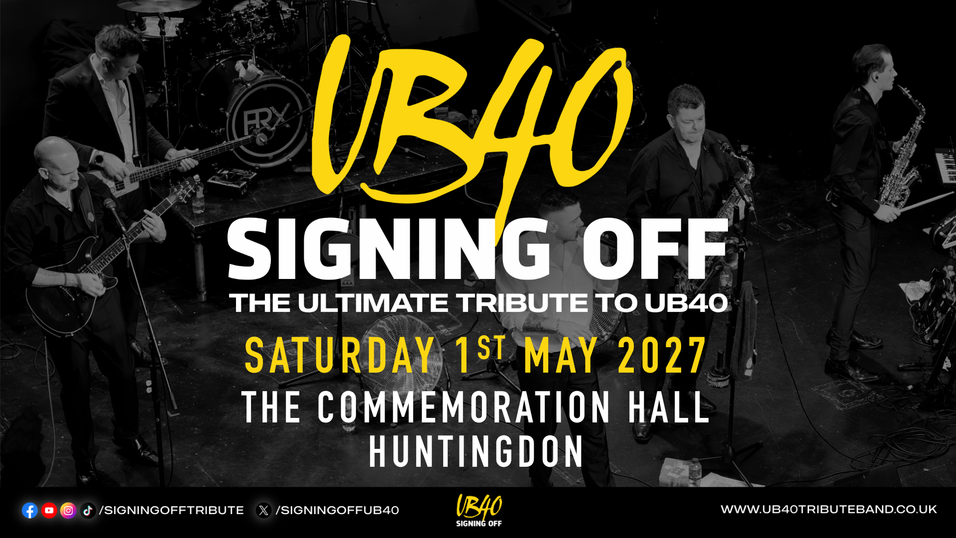 Ub42 Signing Off - The Ultimate Tribute to UB40 | TheCommemorationHall