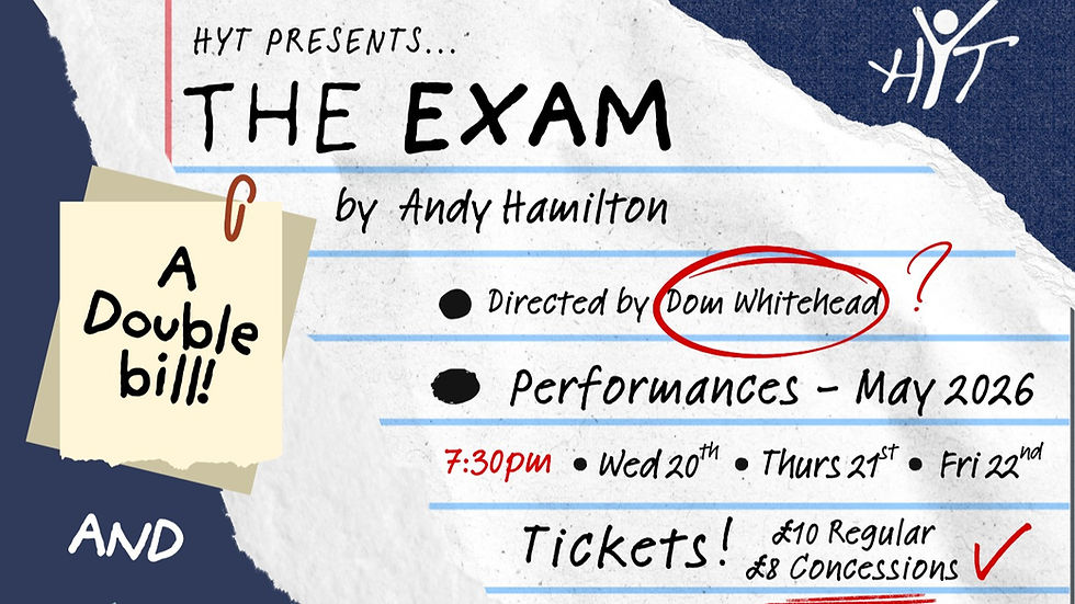 HYT Presents: The Exam & You Cannot Escape!