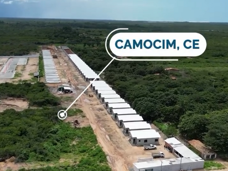 Tecnologia e eficiência marcam obra em Camocim, no interior do Ceará