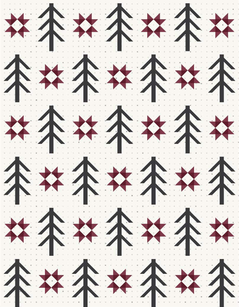 modern christmas quilt pattern easy
