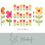 Thumbnail: bright flower quilt pattern