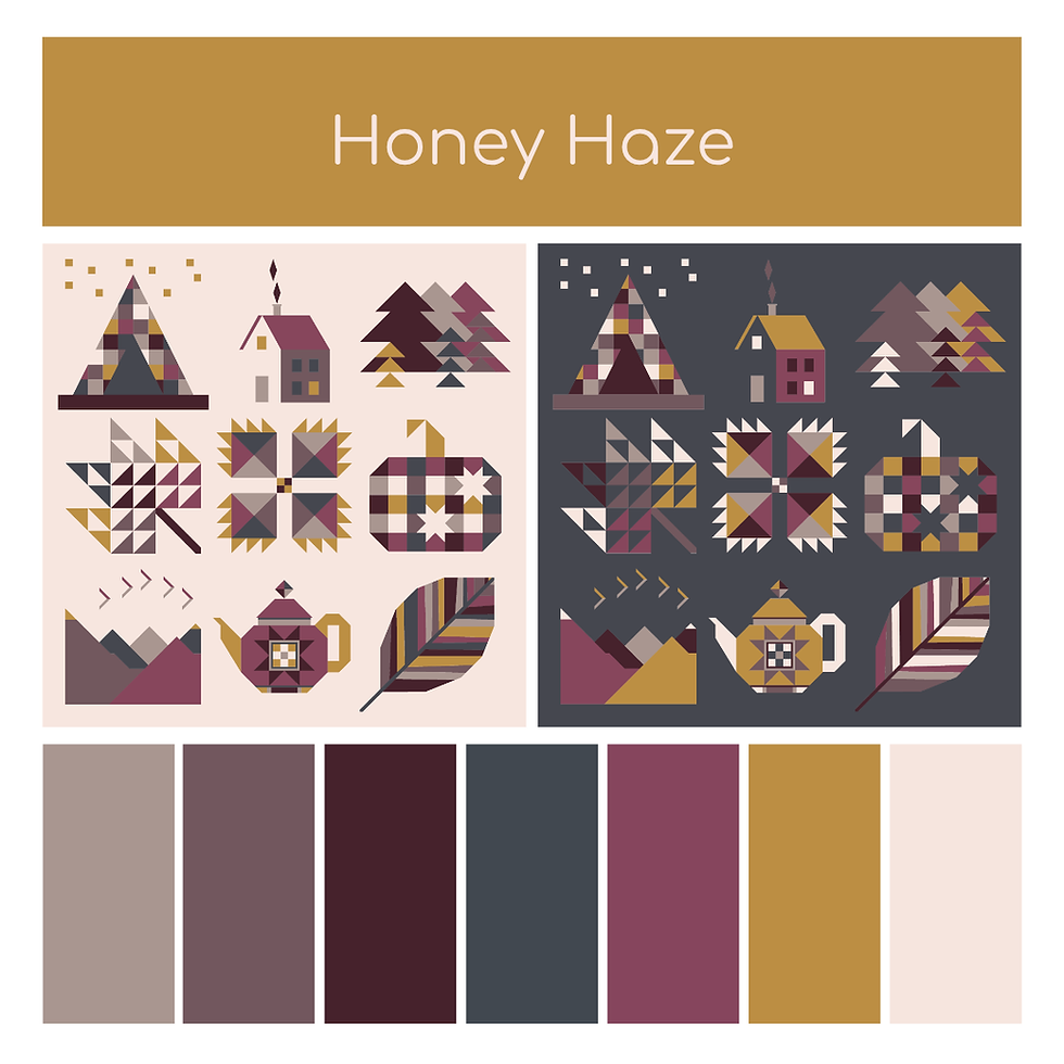 Honey Haze Quilt Kit