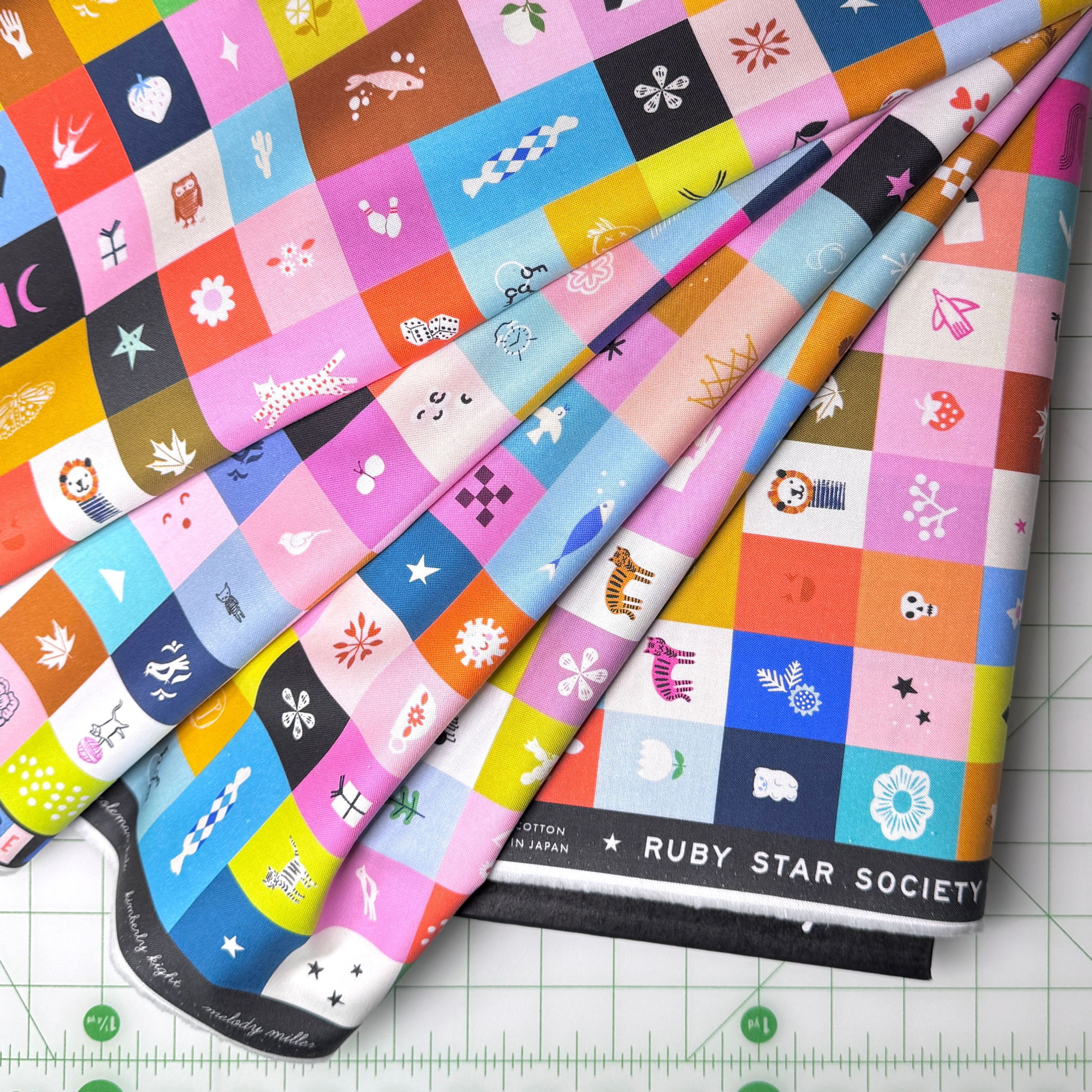 Ruby Star Society Selvage Magic Icon Multi fabric