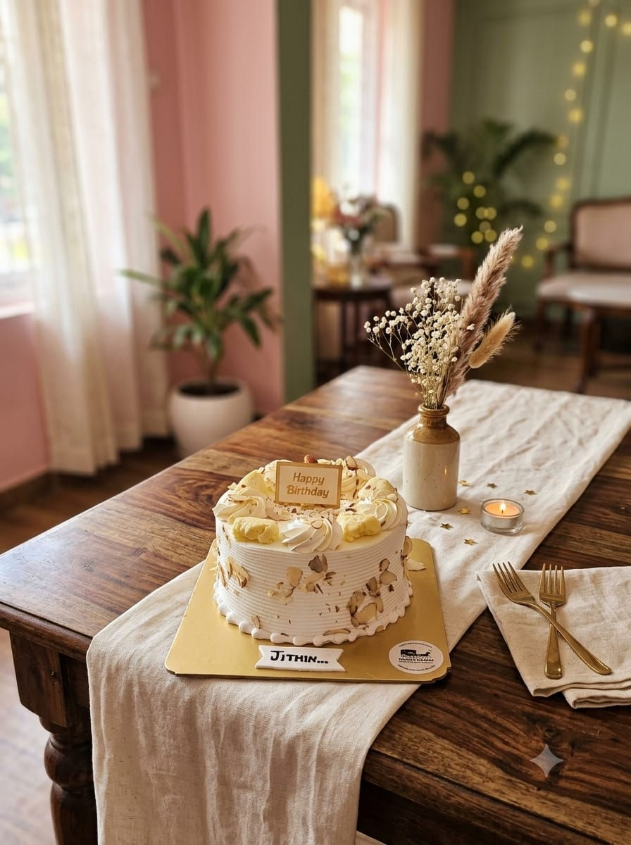 Vanilla Rasmalai Bliss Cake by Bakers Wagon in Jammu