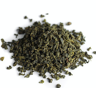 pile of Milk oolong chinese tea isolated