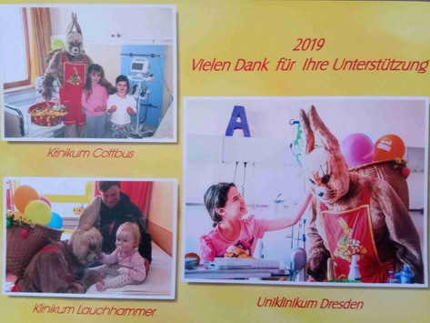 Wir unterstützen den Osterhasen