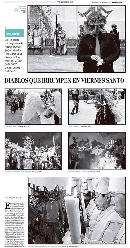 Reportaje Fotográfico de Semana Santa: Diario "El Comercio"