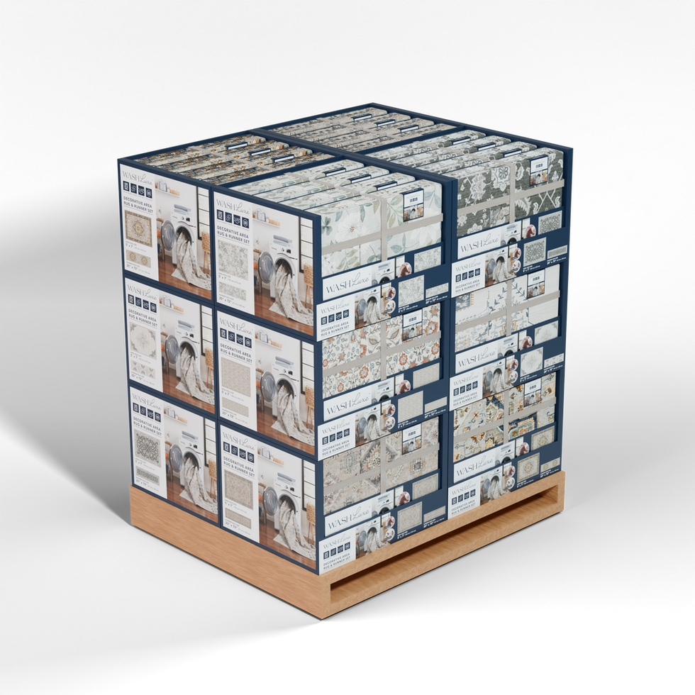 Costco WashLuxe 2pc Area Rug + Runner Set