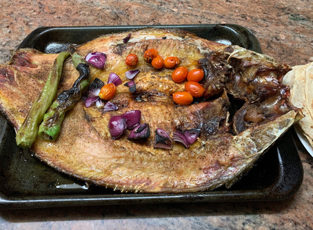Crap Fish (Masgouf /Iraqi Style of Cooking Grilled Fish)