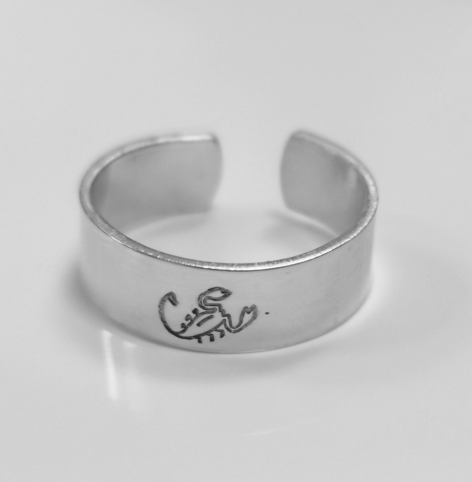 Zodiac Star Sign (Image) : Band Ring