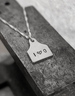 Personalised Couples Initials with Love Heart  : Necklace