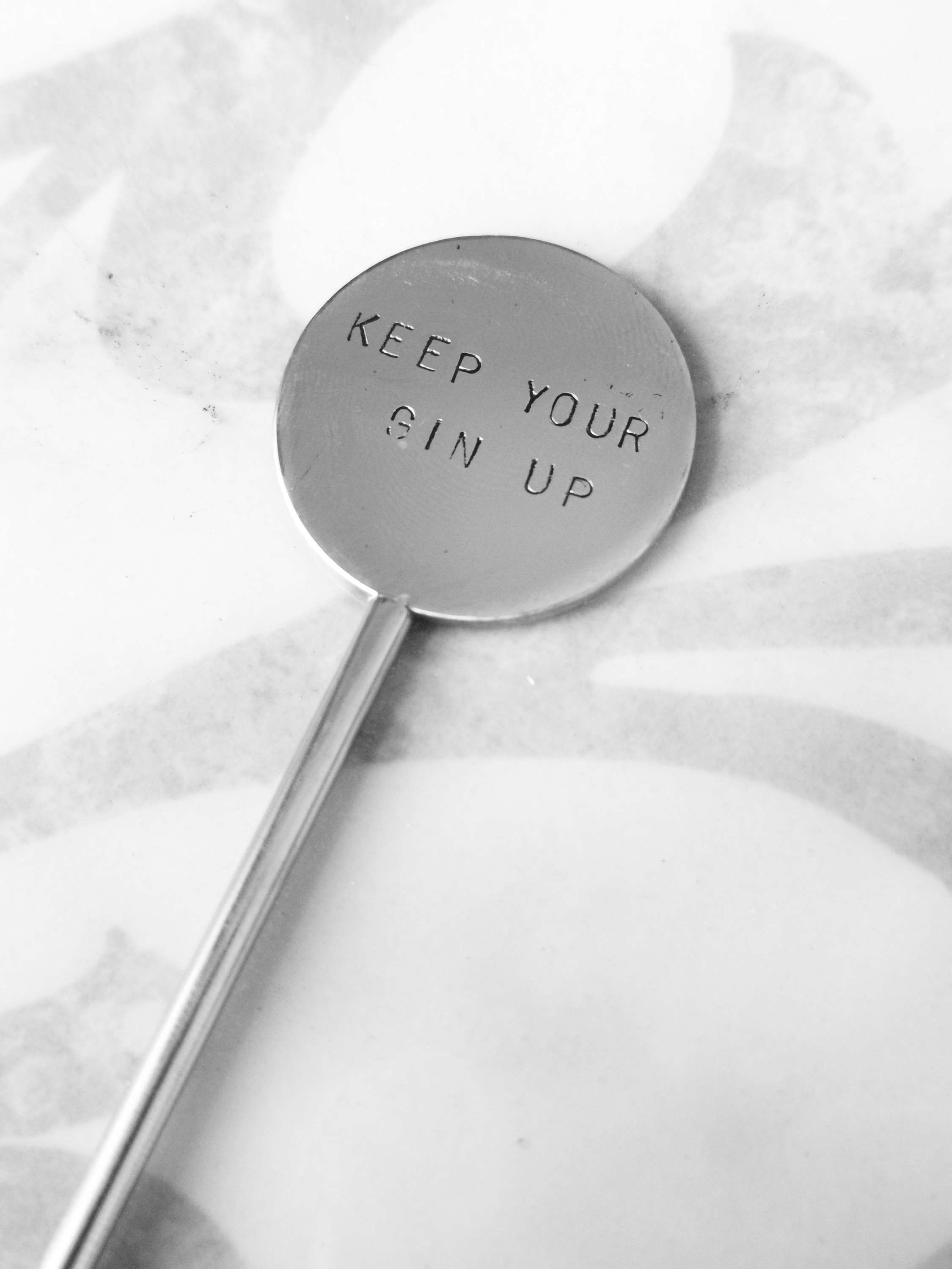 Keep your Gin Up : Drink Stirrer