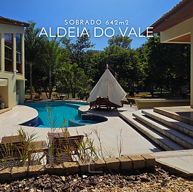 Sobrado 642m2 no Cond. Aldeia do Vale