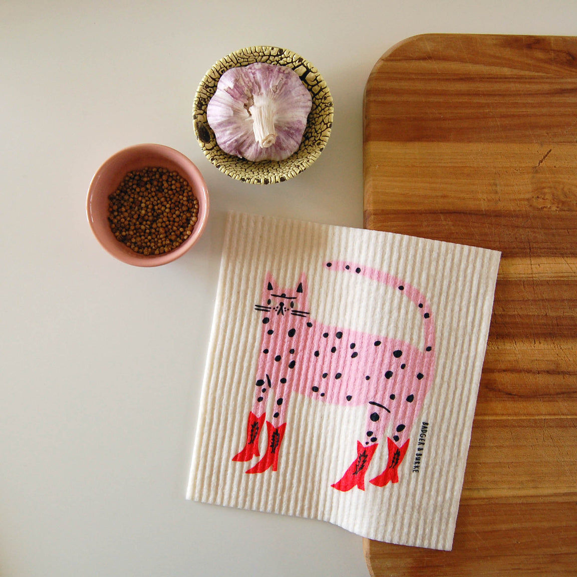 Sponge Cloth (Cowboy Kitty)