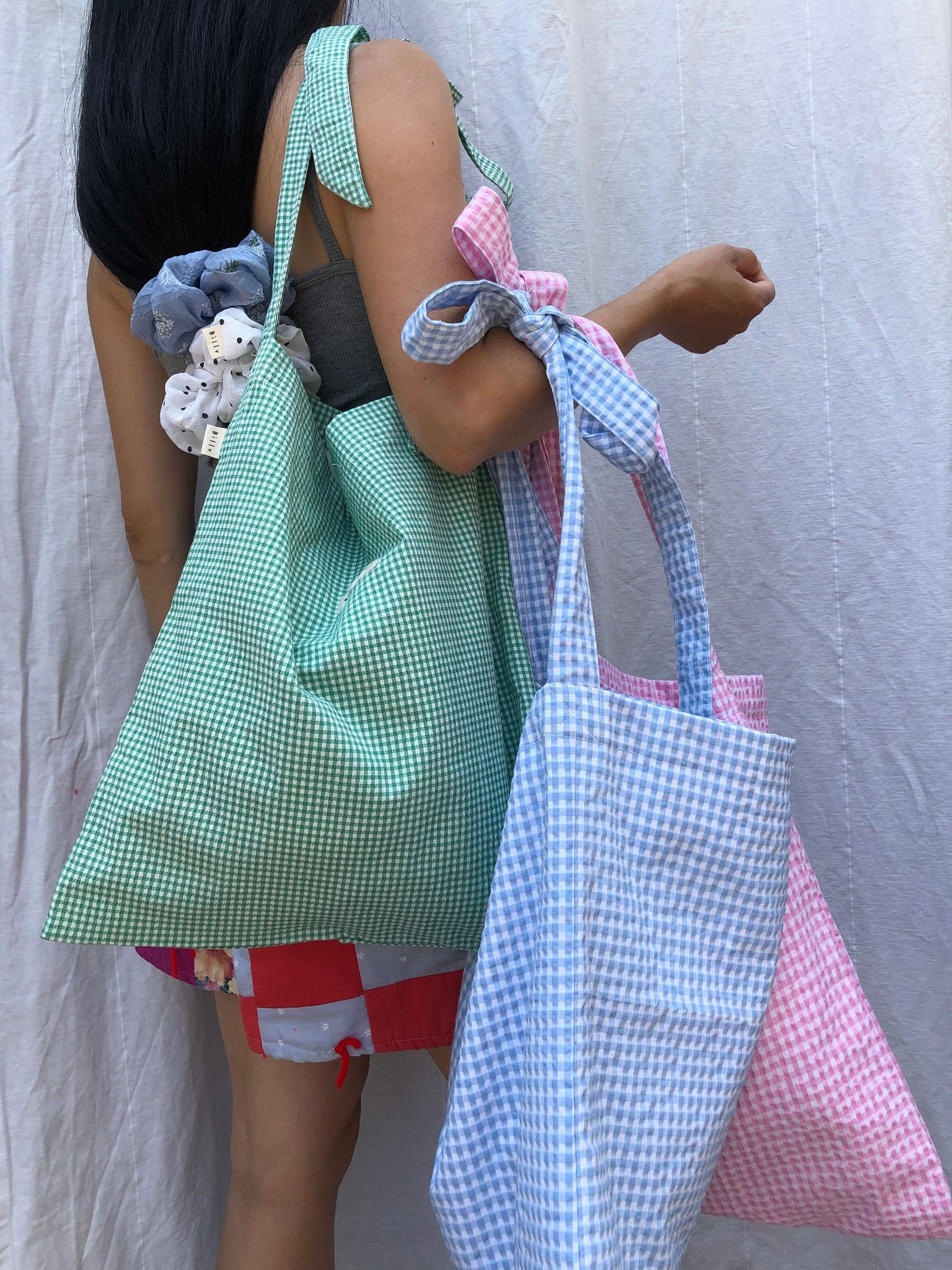 Gingham Tote Bag