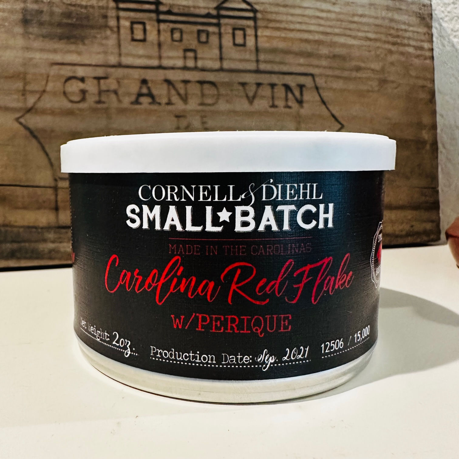 Cornell & Diehl Carolina Red Flake with Perique 2oz (2023) consign