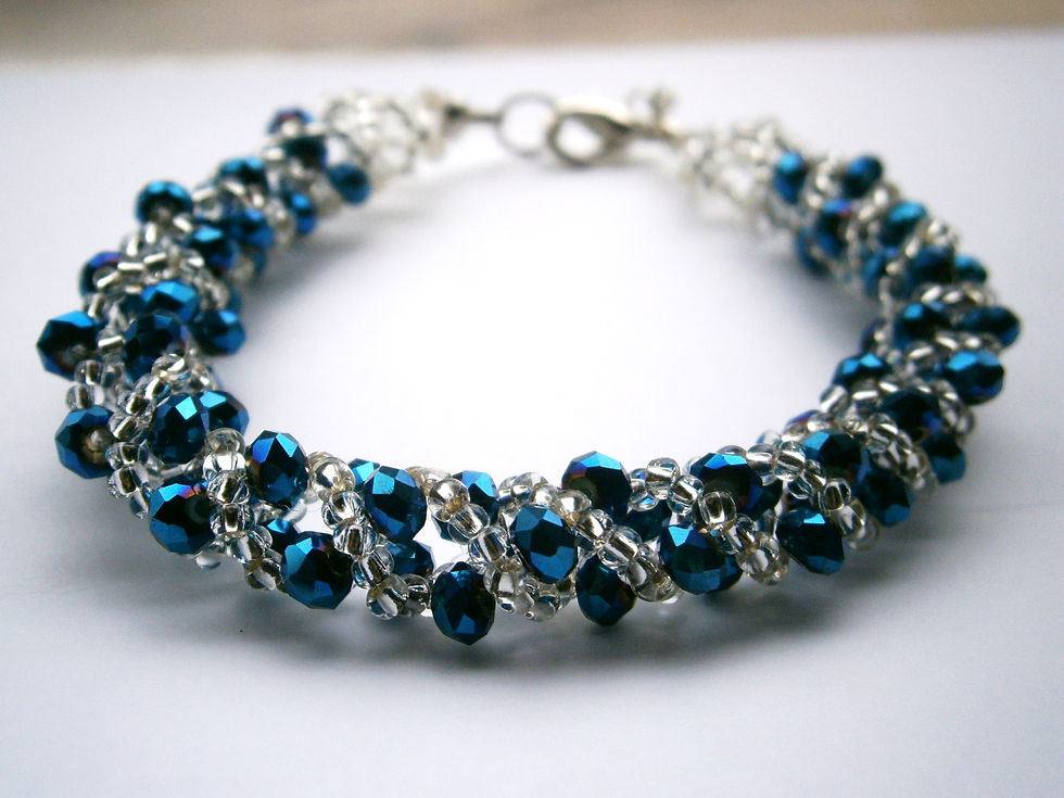 Entorchada Azul Brillante
