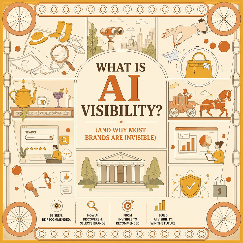 hat is AI visibility - how brands become selectable in AI recommendation systems vs invisible to ChatGPT