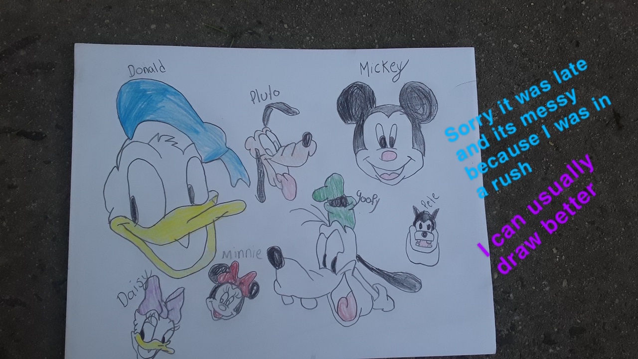 draw a cartoon character