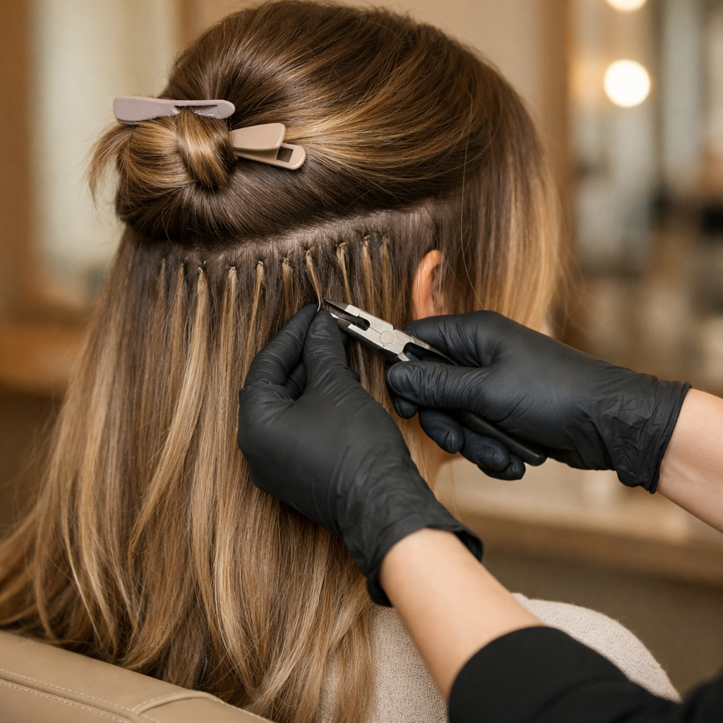 Natuurlijke haarblend extensions