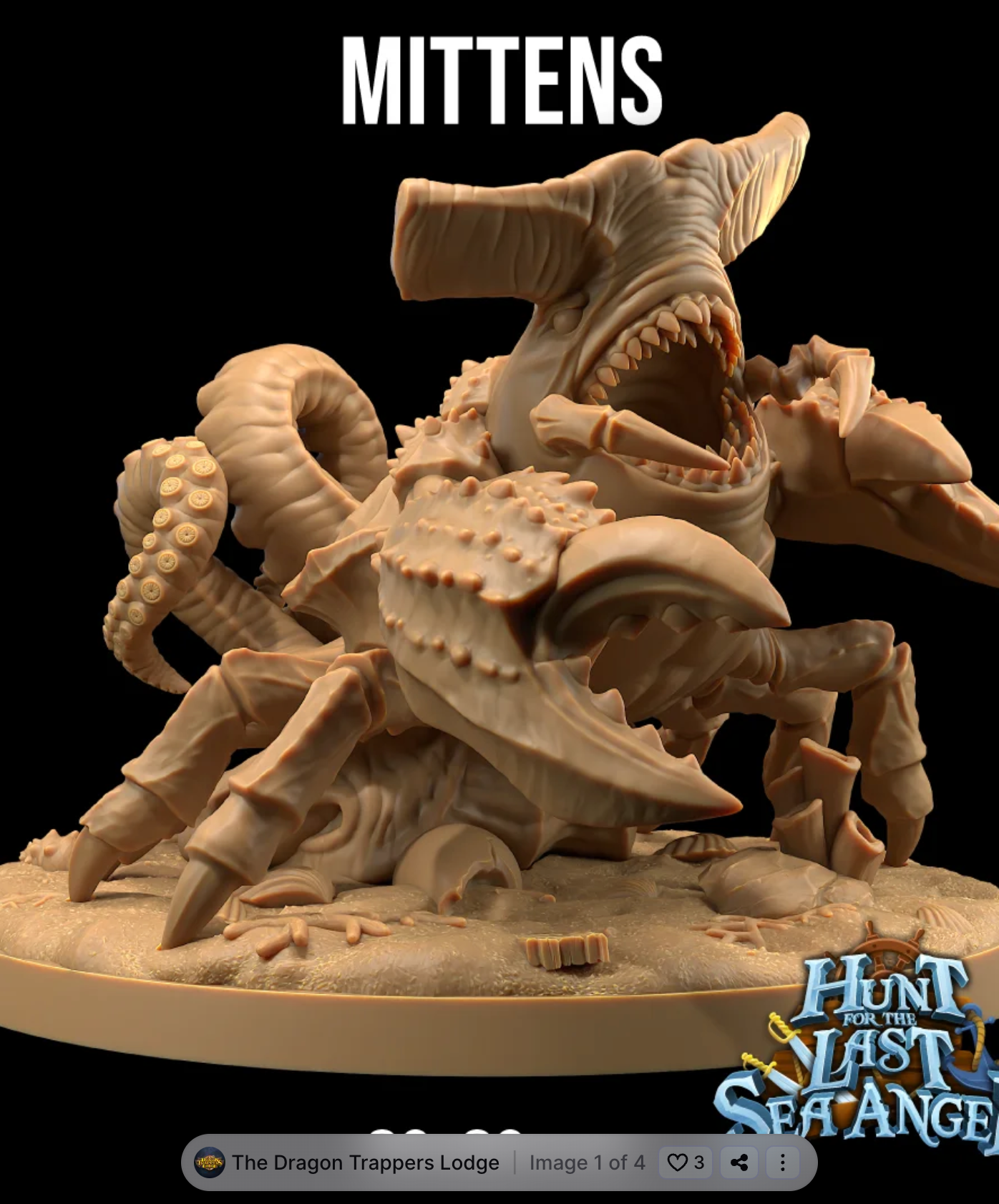 Shark-Crab-Topus (Mittens)